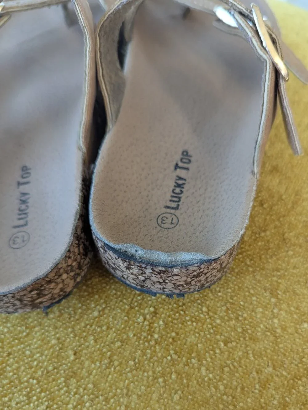 Lucky Top Sandals Shoes Girls Size 13